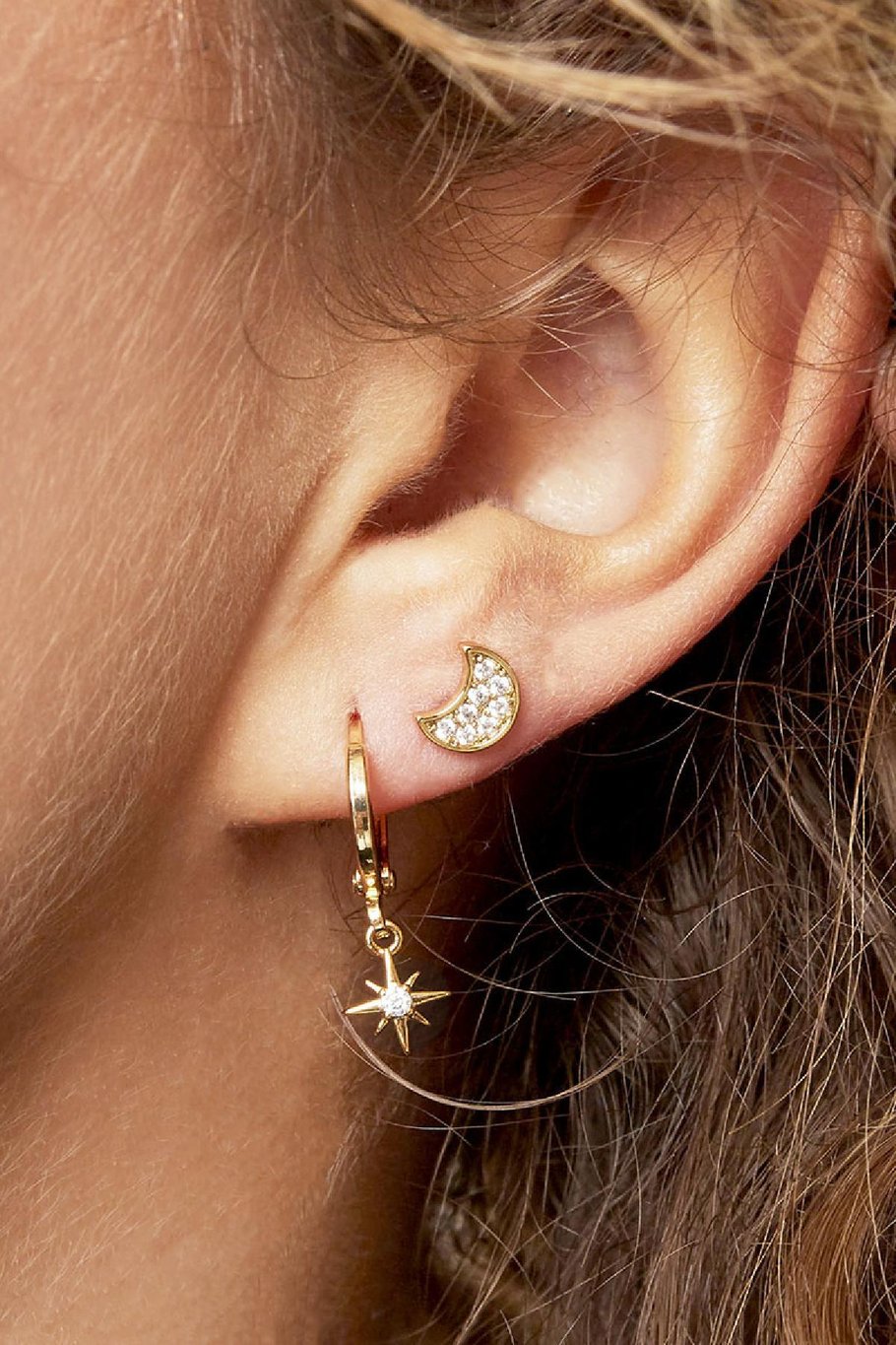Boucles d'oreilles Lustrous  Argenté Cuivré Image3